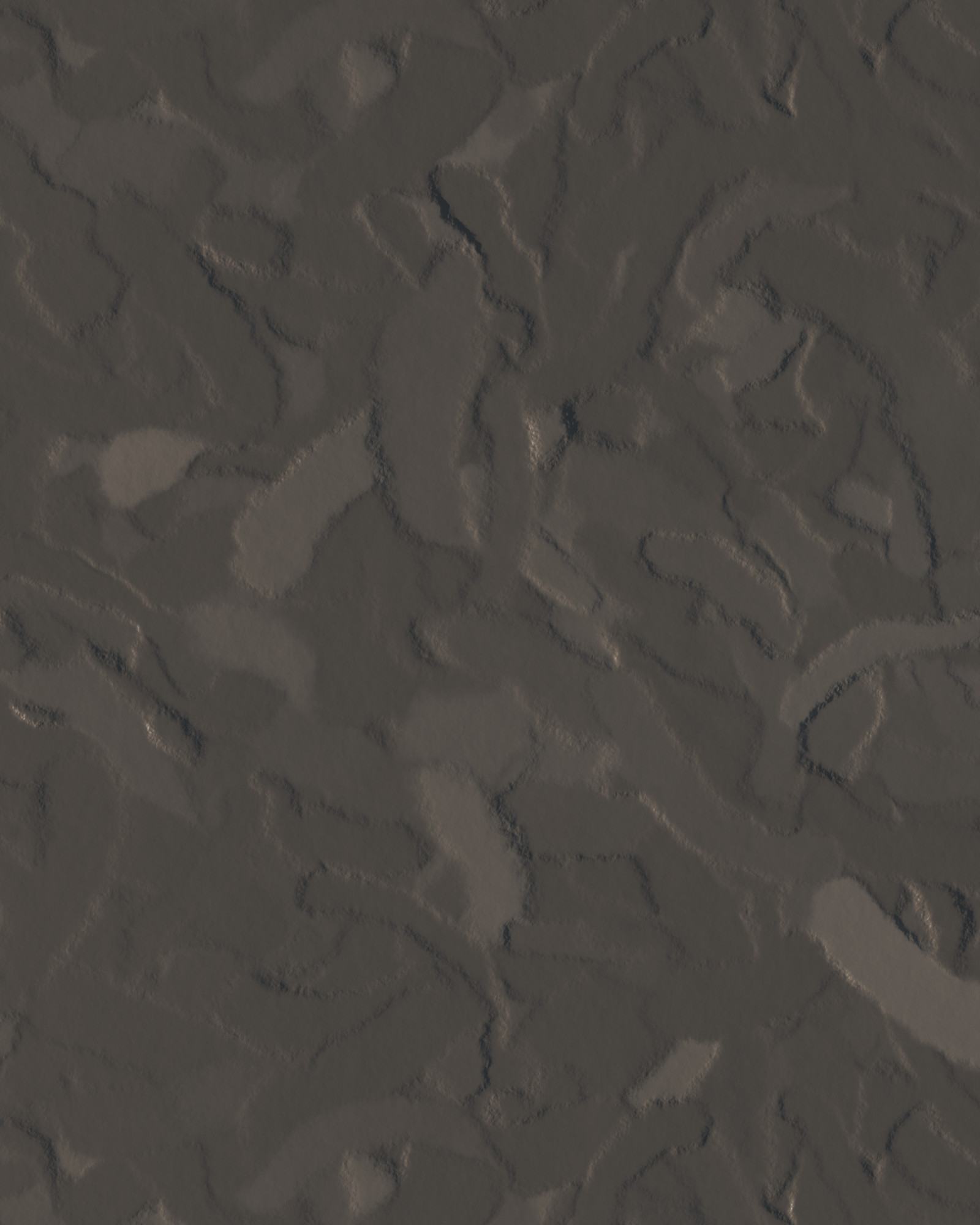 Close-up study of a dark grey metallic-effect surface with layered trowel strokes catching the light.